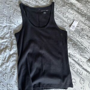 American Eagle Outfitters Charcoal Ribbed Tank